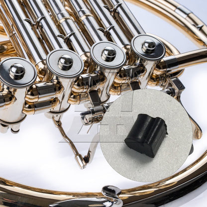 BQLZR 1pc Horn Valve Rotor Rubber Buffering Stop Small Black For Short Trumpet Musical Instrument Repair Replacement Parts