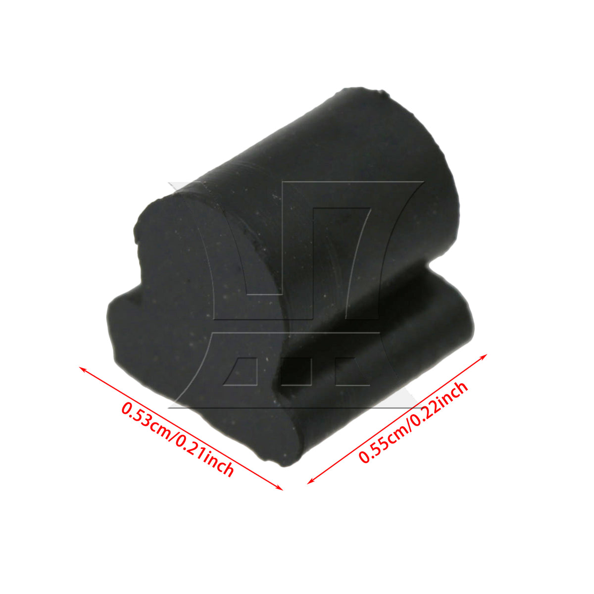 BQLZR 1pc Horn Valve Rotor Rubber Buffering Stop Small Black For Short Trumpet Musical Instrument Repair Replacement Parts