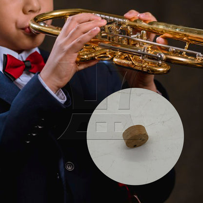 BQLZR 1pc Trombone Drain Valve Cork Pad For Small Trumpet Short Musical Instrument Repair Accessories