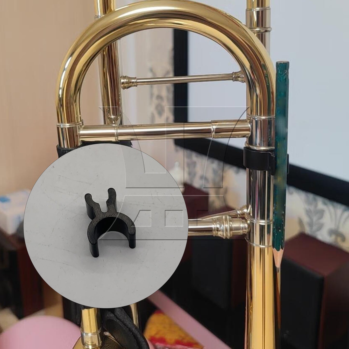 BQLZR 1pc Trumpet Pen Clip For Short Trumpet Musical Instrument Repair Replacement Parts