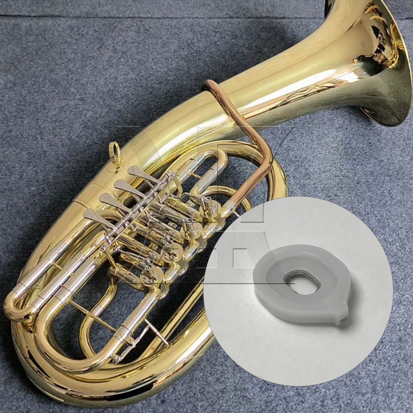 BQLZR 1pc Euphonium Value Guide Cushion for Euphonium