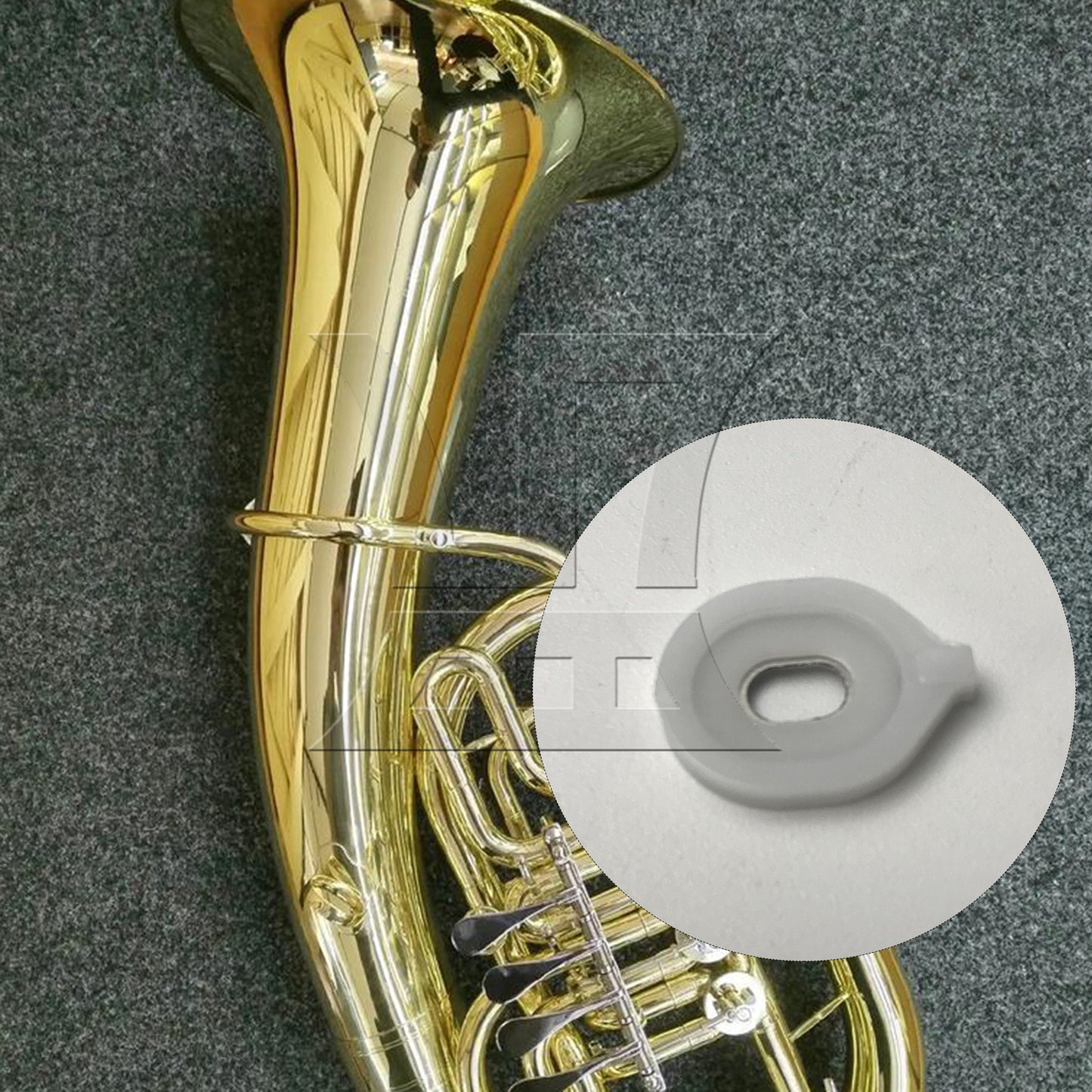BQLZR 1pc Euphonium Value Guide Cushion for Euphonium