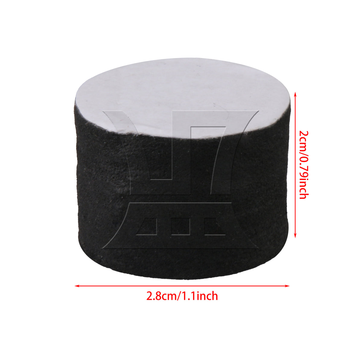 BQLZR 1pc Drum Trigger Sponge Column 28 x 20mm Black For Special Vibration Vibration Sensing Sponge Column For Electric Drums