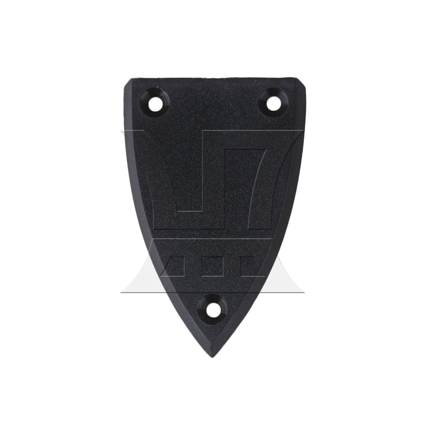 BQLZR 1pc Guitar Truss Rod Cover Triangle Black Electric Guitar Acoustic Guitar Head Adjusting Rod Cover Piece