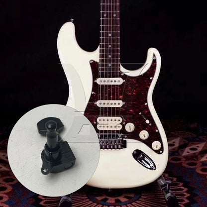 BQLZR 1pc Small Square Guitar String Tuner Peg Right Black for Electric Guitar