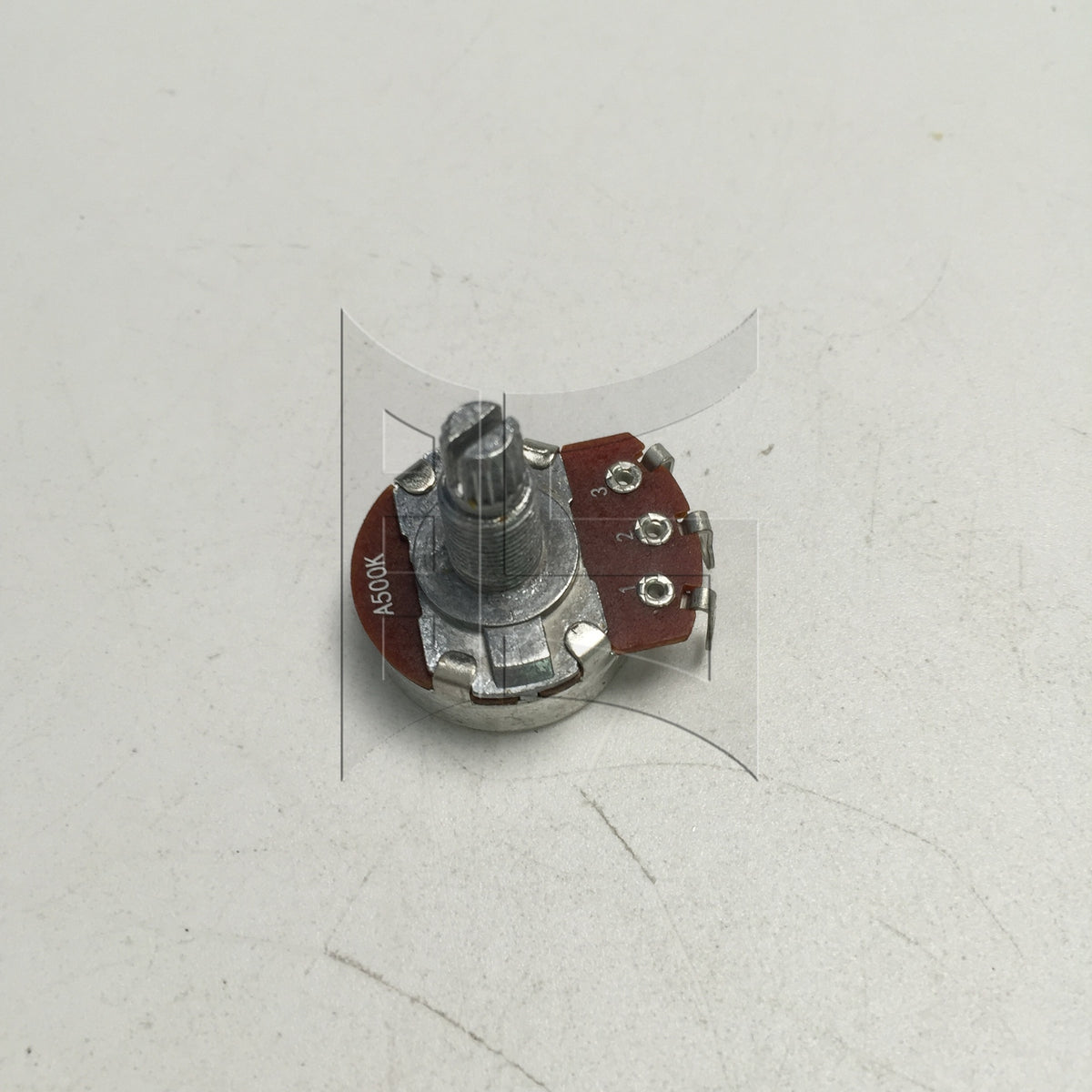 BQLZR 1pc Electric Guitar Potentiometer Shaft Length 18mm A500K Chrome for Electric Guitar Repair Replacement Parts