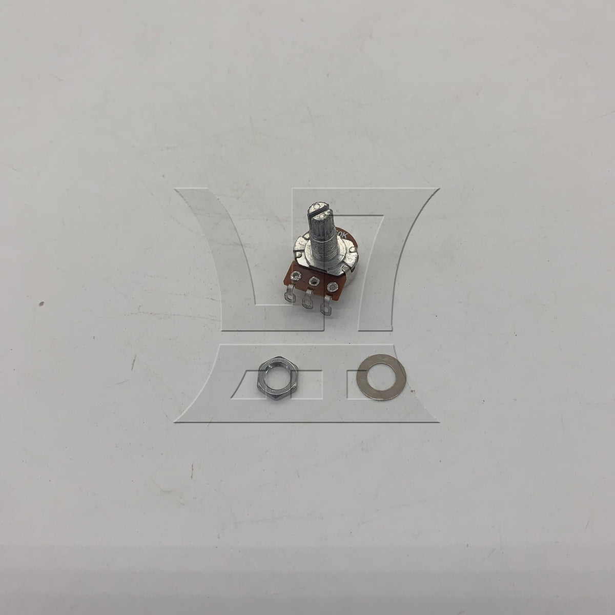 BQLZR 1pc A250K Tone Potentiometer Long Axis 18mm Chrome Color for Guitar Volume Tone Adjustment Potentiometer