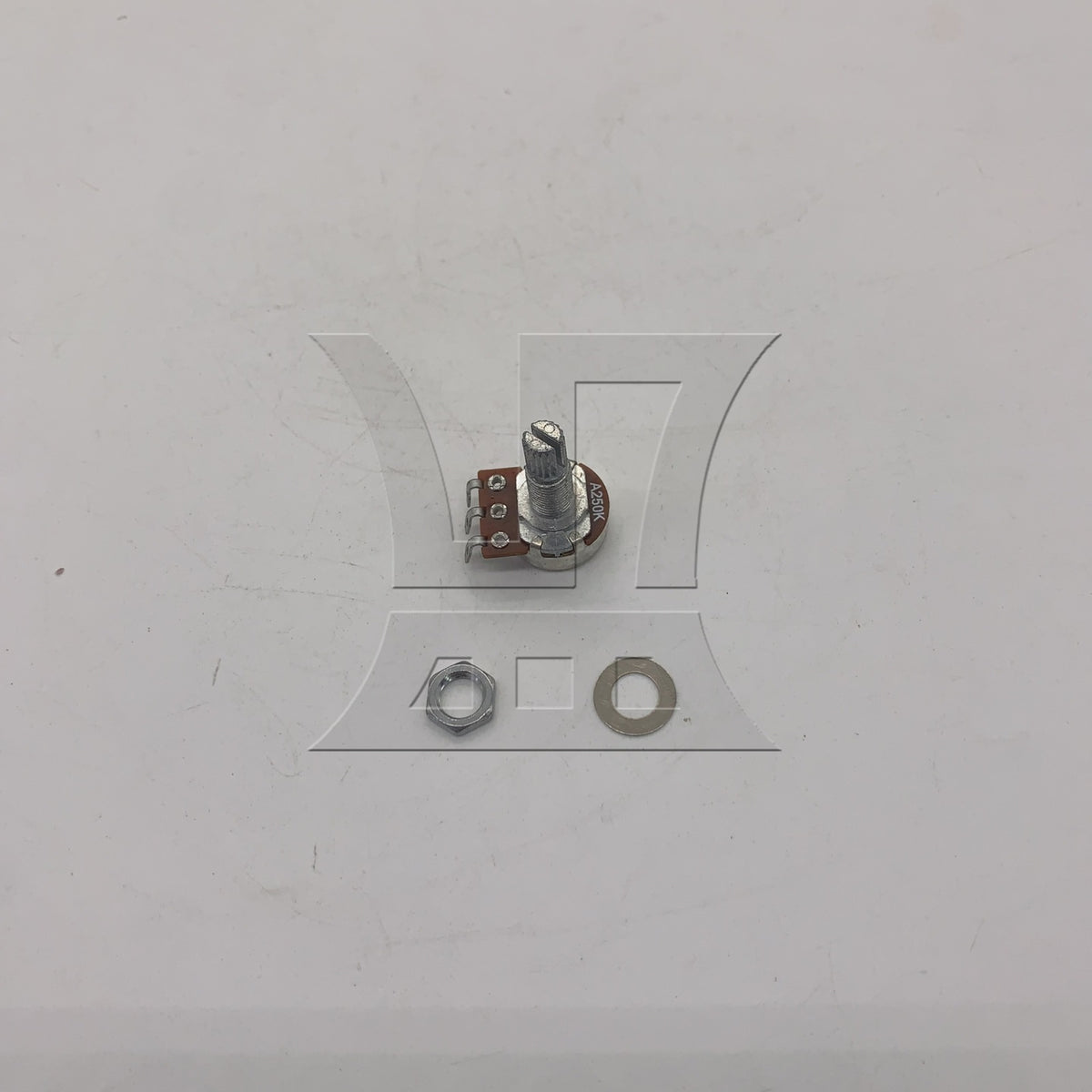 BQLZR 1pc A250K Tone Potentiometer Long Axis 18mm Chrome Color for Guitar Volume Tone Adjustment Potentiometer