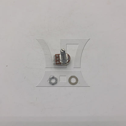 BQLZR 1pc A250K Tone Potentiometer Long Axis 18mm Chrome Color for Guitar Volume Tone Adjustment Potentiometer