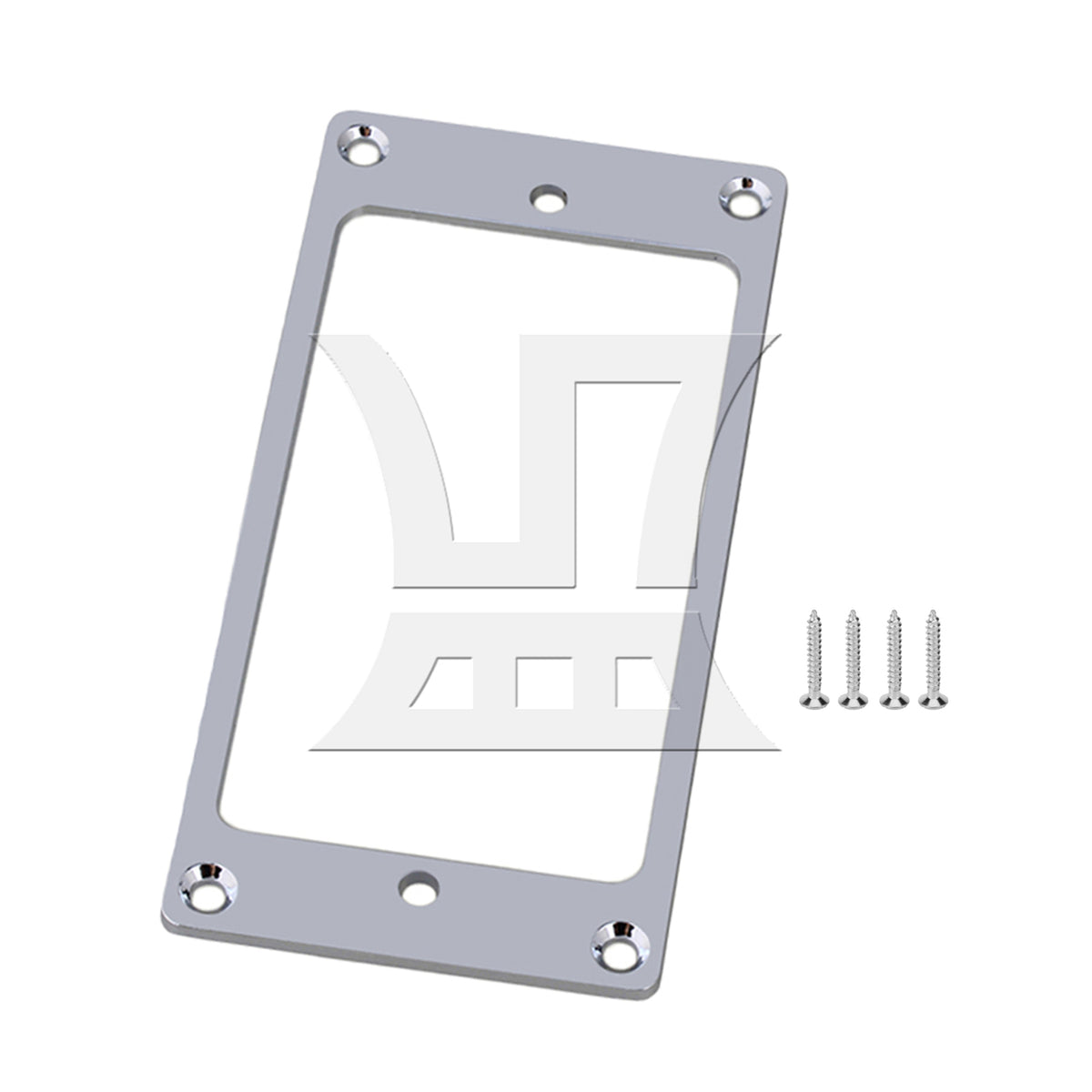 BQLZR 1pc Metal Pickup Ring Chrome Electric Guitar Pickup Border Frame