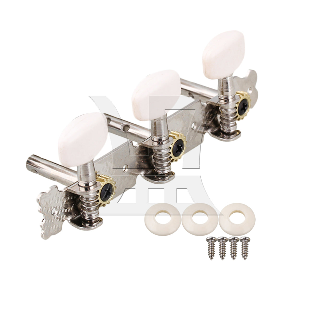 BQLZR 1pc Classical Guitar Tuning Peg Nickel Right Classical Guitar Winder Buttons