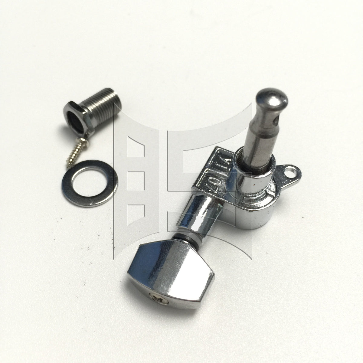 BQLZR 1pc  Electric Guitar Small Square Head Guitar String Tuner Button Chrome Right Musical Instrument Accessories