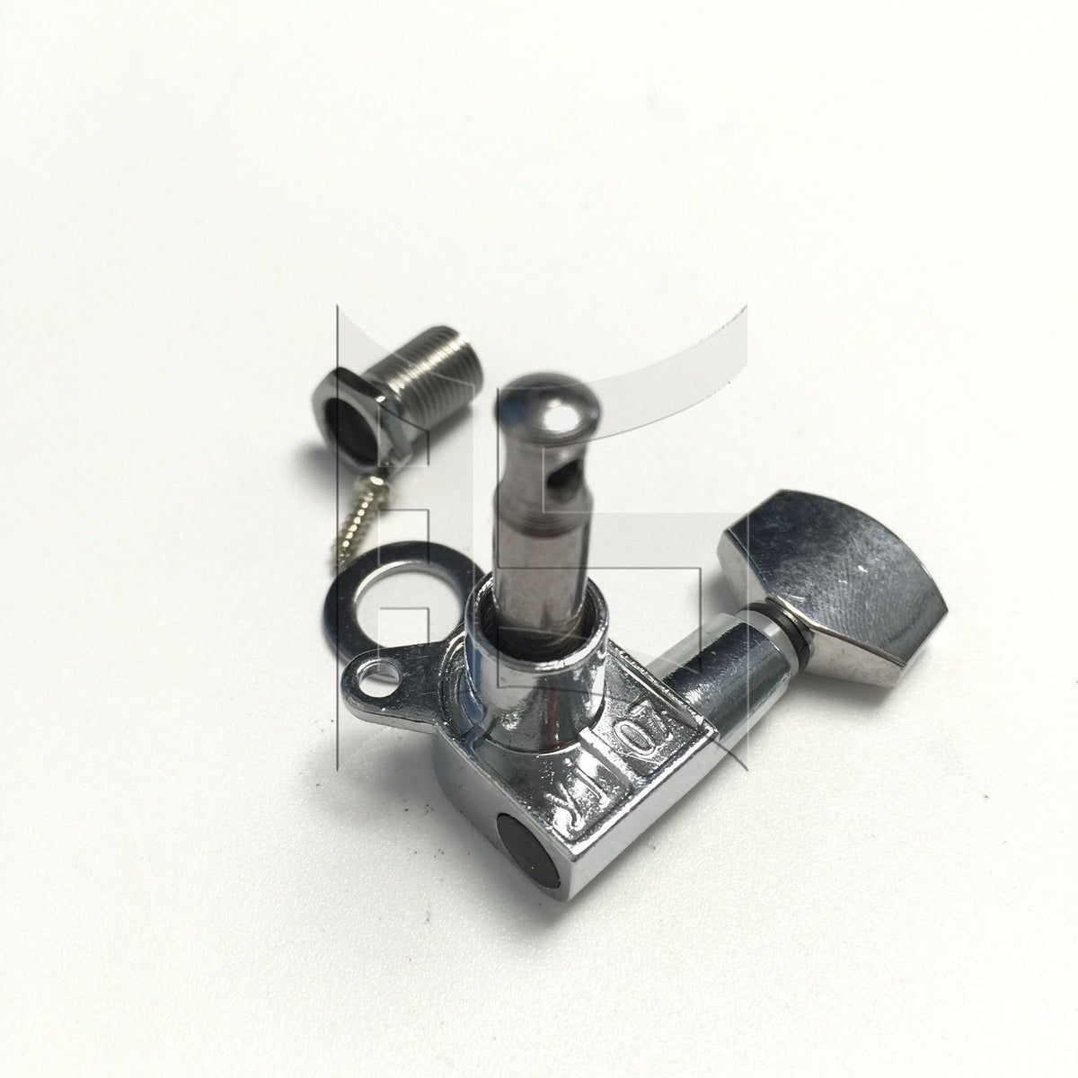 BQLZR 1pc  Electric Guitar Small Square Head Guitar String Tuner Button Chrome Right Musical Instrument Accessories