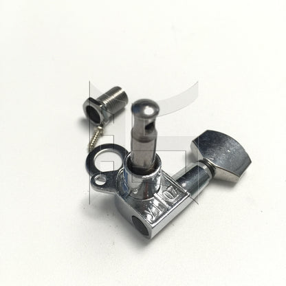 BQLZR 1pc  Electric Guitar Small Square Head Guitar String Tuner Button Chrome Right Musical Instrument Accessories
