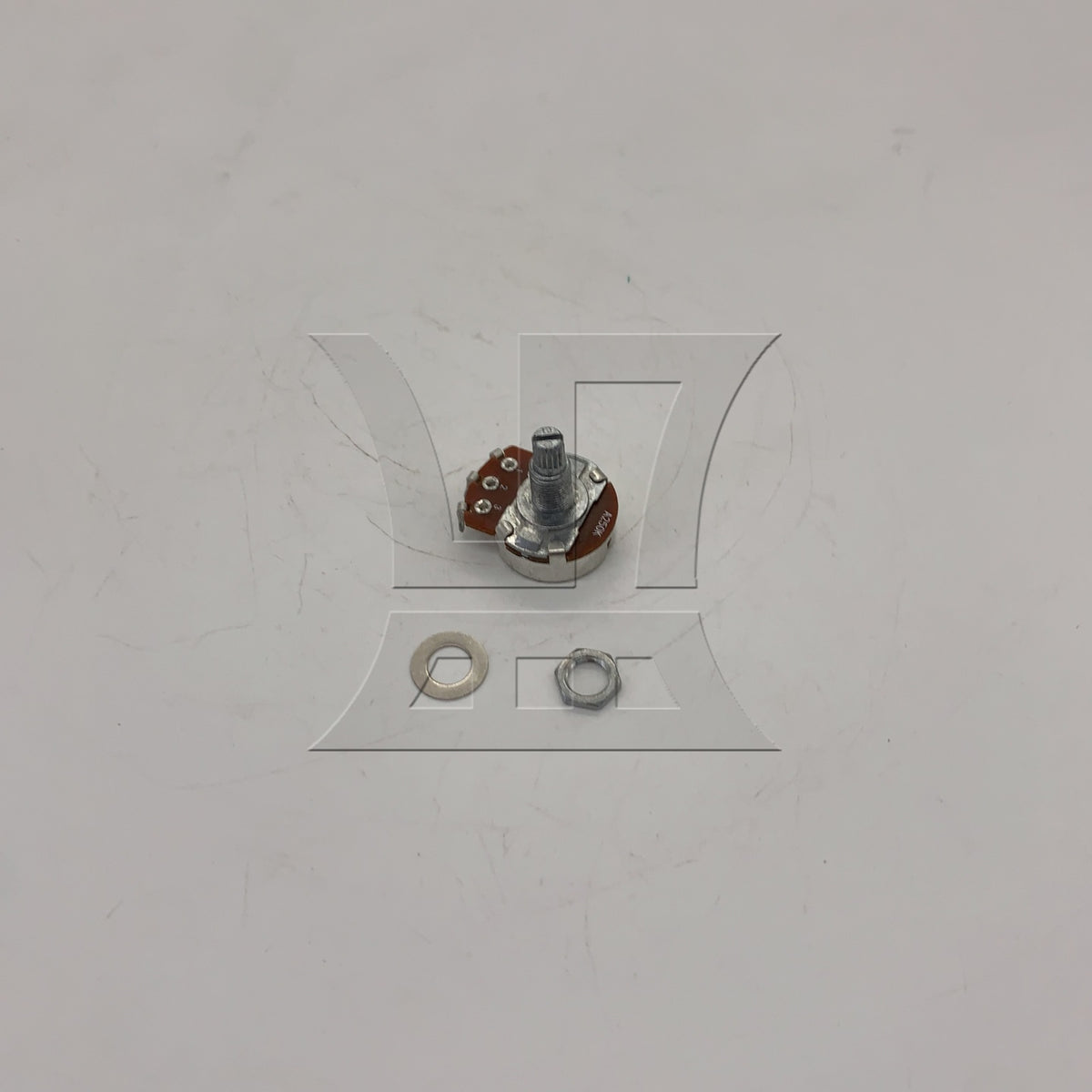 BQLZR 1pc Electric Guitar Potentiometer Knob Long Axis 18mm A250K Chrome For Guitar Repair Replacement