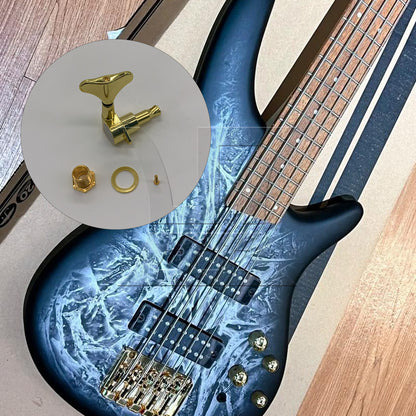BQLZR 1pc Bass Tuning Peg Golden Right Fully Closed Button of Electric Bass