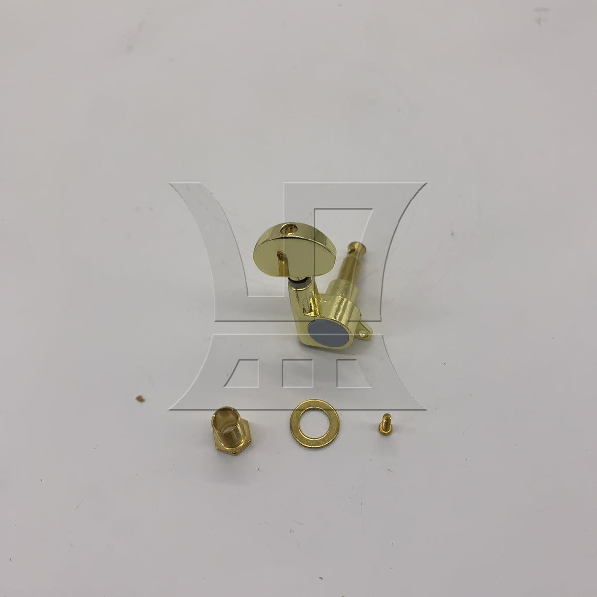 BQLZR 1pc String Tuning Peg Semicircular Golden Right Fully Closed Knob of Electric Guitar