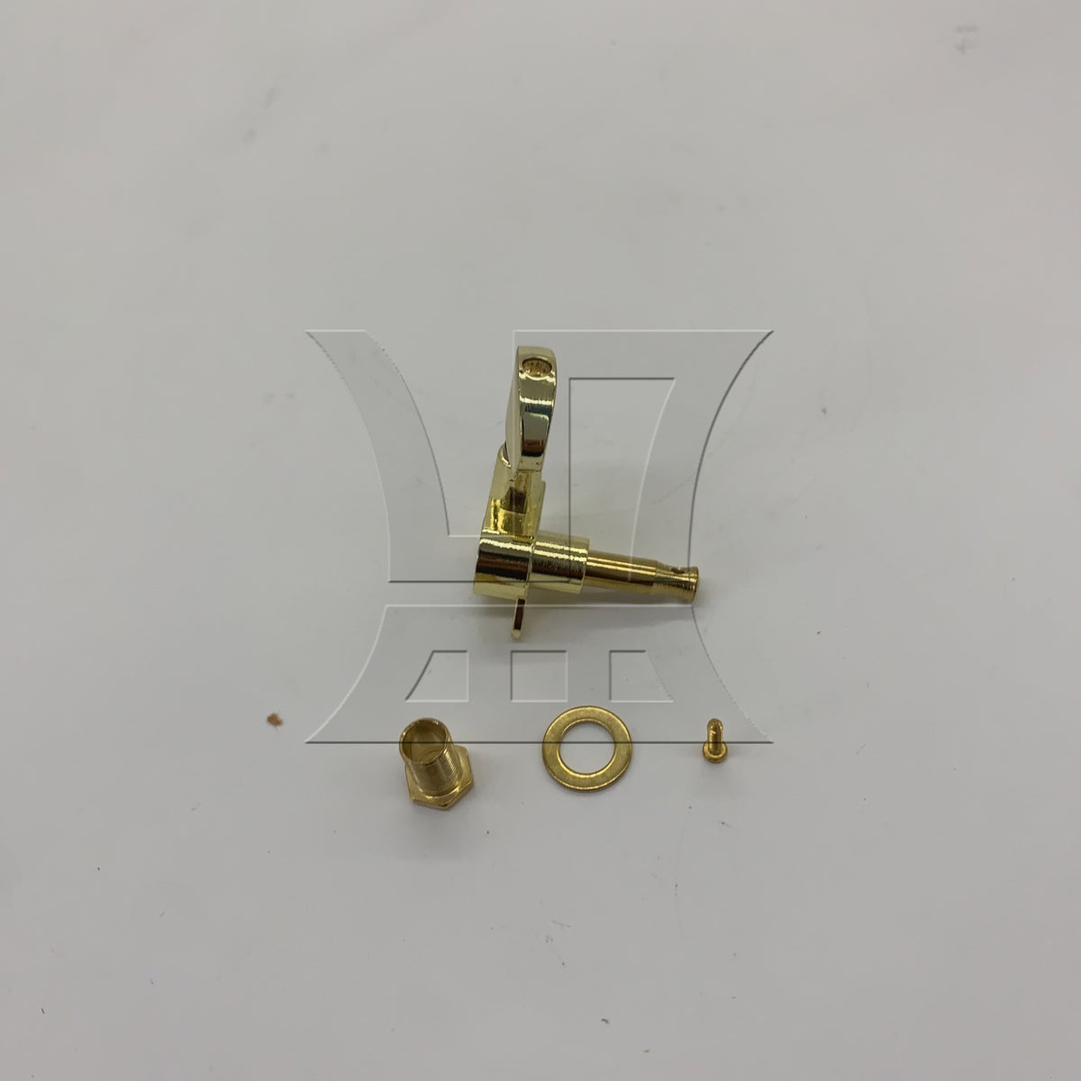 BQLZR 1pc String Tuning Peg Semicircular Golden Right Fully Closed Knob of Electric Guitar