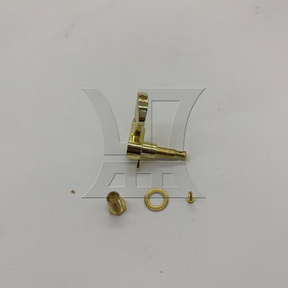 BQLZR 1pc String Tuning Peg Semicircular Golden Right Fully Closed Knob of Electric Guitar