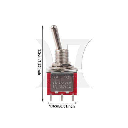 BQLZR 1pc Toggle Switch TGD3 Miniature Switch