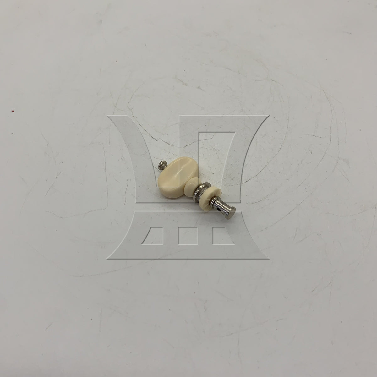 BQLZR 1pc Ukulele Tuning Peg White Ukulele Repair Metal Knob
