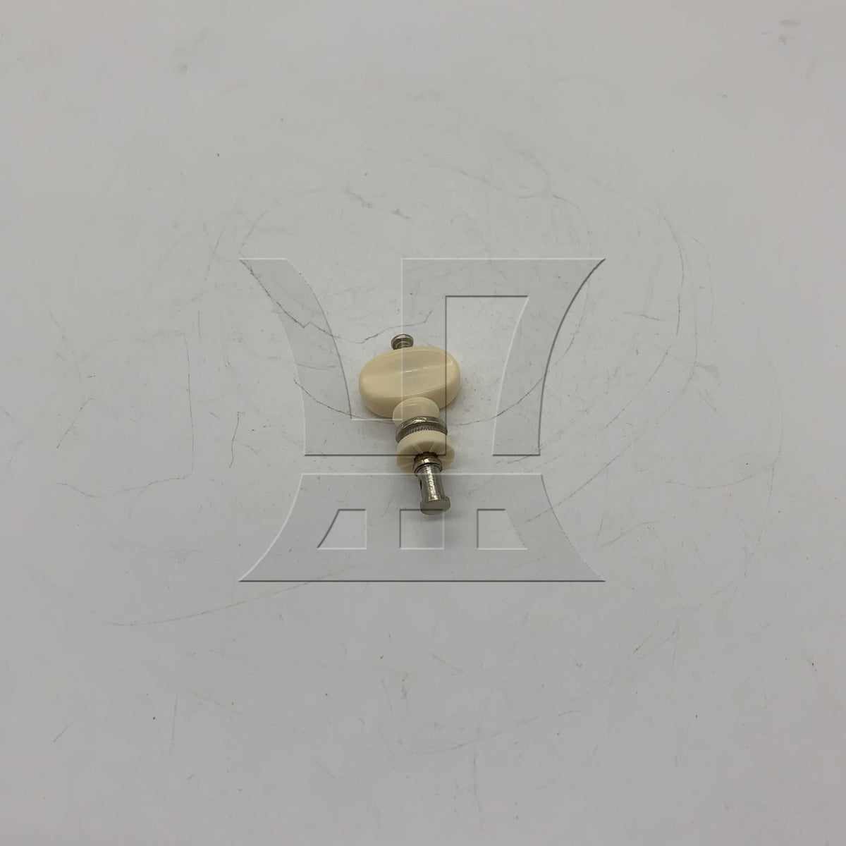 BQLZR 1pc Ukulele Tuning Peg White Ukulele Repair Metal Knob