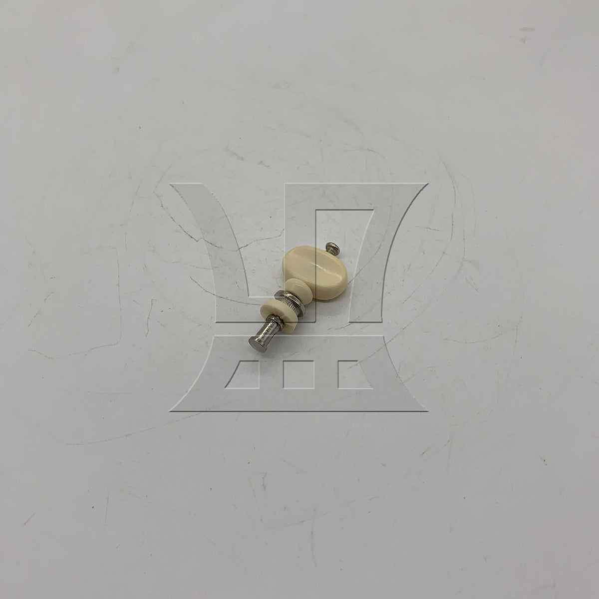BQLZR 1pc Ukulele Tuning Peg White Ukulele Repair Metal Knob