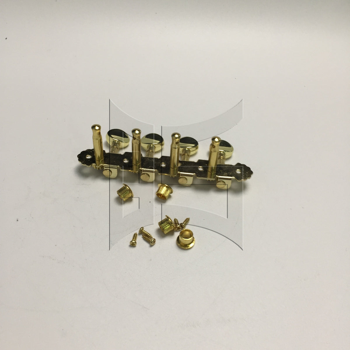 BQLZR 1pc Mandolin Tuning Peg Left Gold Four-Couple Mandolin String Knob String Quadrille Reel