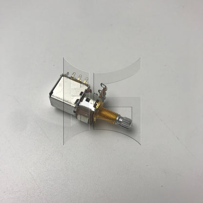 BQLZR 1pc Pull Potentiometer Long Axis 18MM Volume Knob B500K Gold for ElectricGuitar Bass