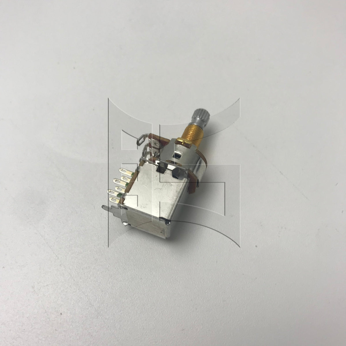 BQLZR 1pc Pull Potentiometer Long Axis 18MM Volume Knob B500K Gold for ElectricGuitar Bass