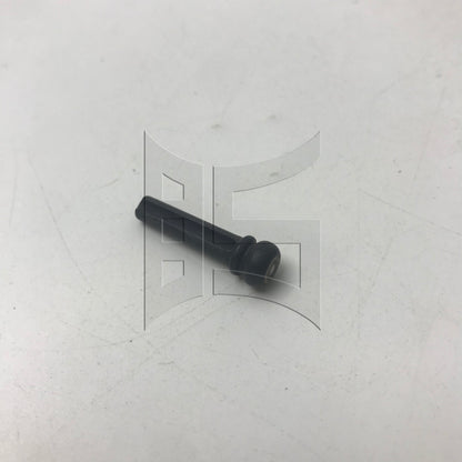 BQLZR 1pc Folk Guitar Ebony Bridge Pin Black & White For Guitar Repair Replacement