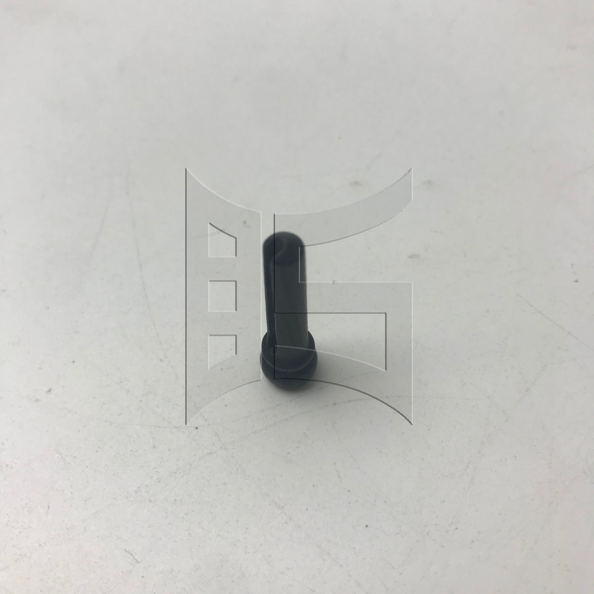BQLZR 1pc Folk Guitar Ebony Bridge Pin Black & White For Guitar Repair Replacement