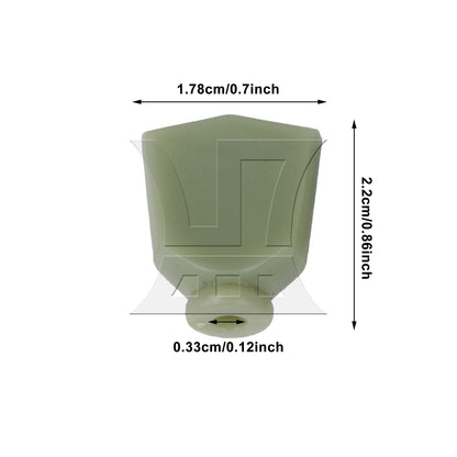 BQLZR 1pc Guitar Tuner Tulip Buttons Light Green Green Jade Handle