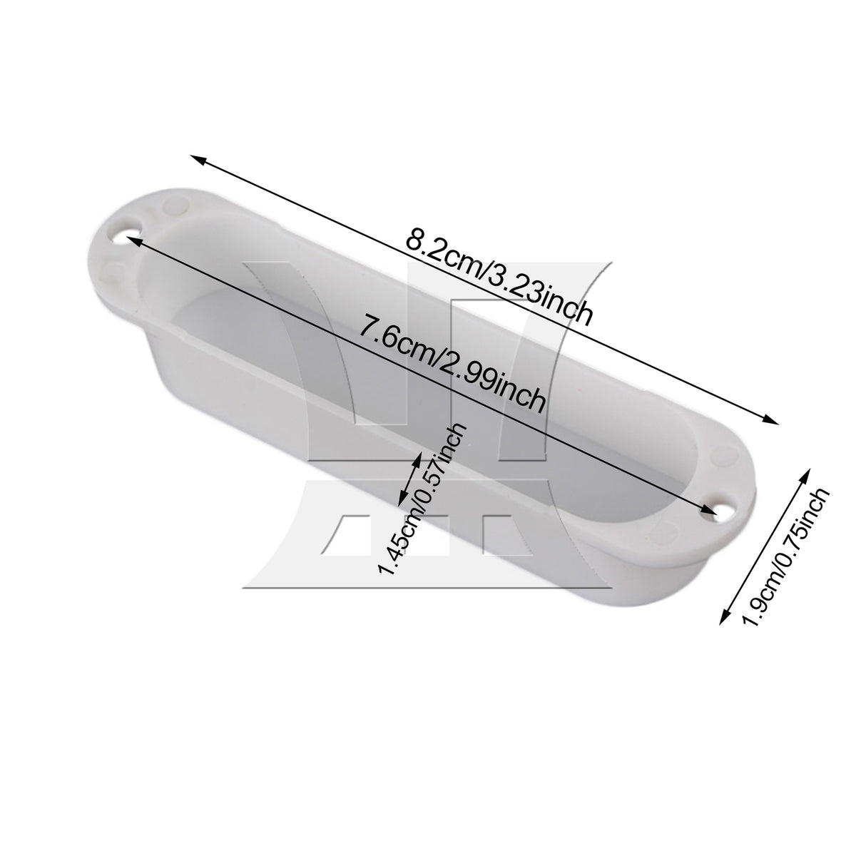 BQLZR 1pc Electric Guitar Closed Single Coil Pickup Cover for Volume Adjustment Electric Guitar Accessories