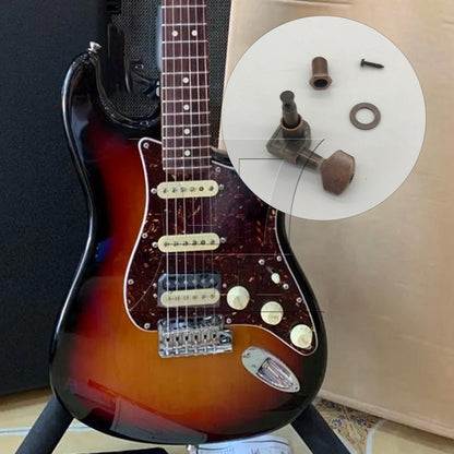 BQLZR 1pc Fully Enclosed Electric Guitar Tuning Peg Bronze Right for Volume Adjustment Electric Guitar Accessories