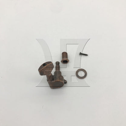 BQLZR 1pc Fully Enclosed Electric Guitar Tuning Peg Bronze Right for Volume Adjustment Electric Guitar Accessories