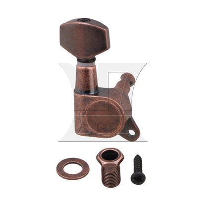 BQLZR 1pc Fully Enclosed Electric Guitar Tuning Peg Bronze Right for Volume Adjustment Electric Guitar Accessories