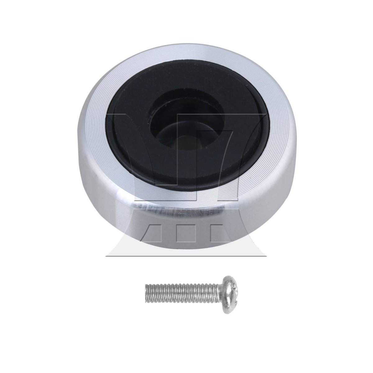 BQLZR 1pc Speaker Isolation Feet 30 x 11mm Silver Amplifier Shock Absorber Foot Pad
