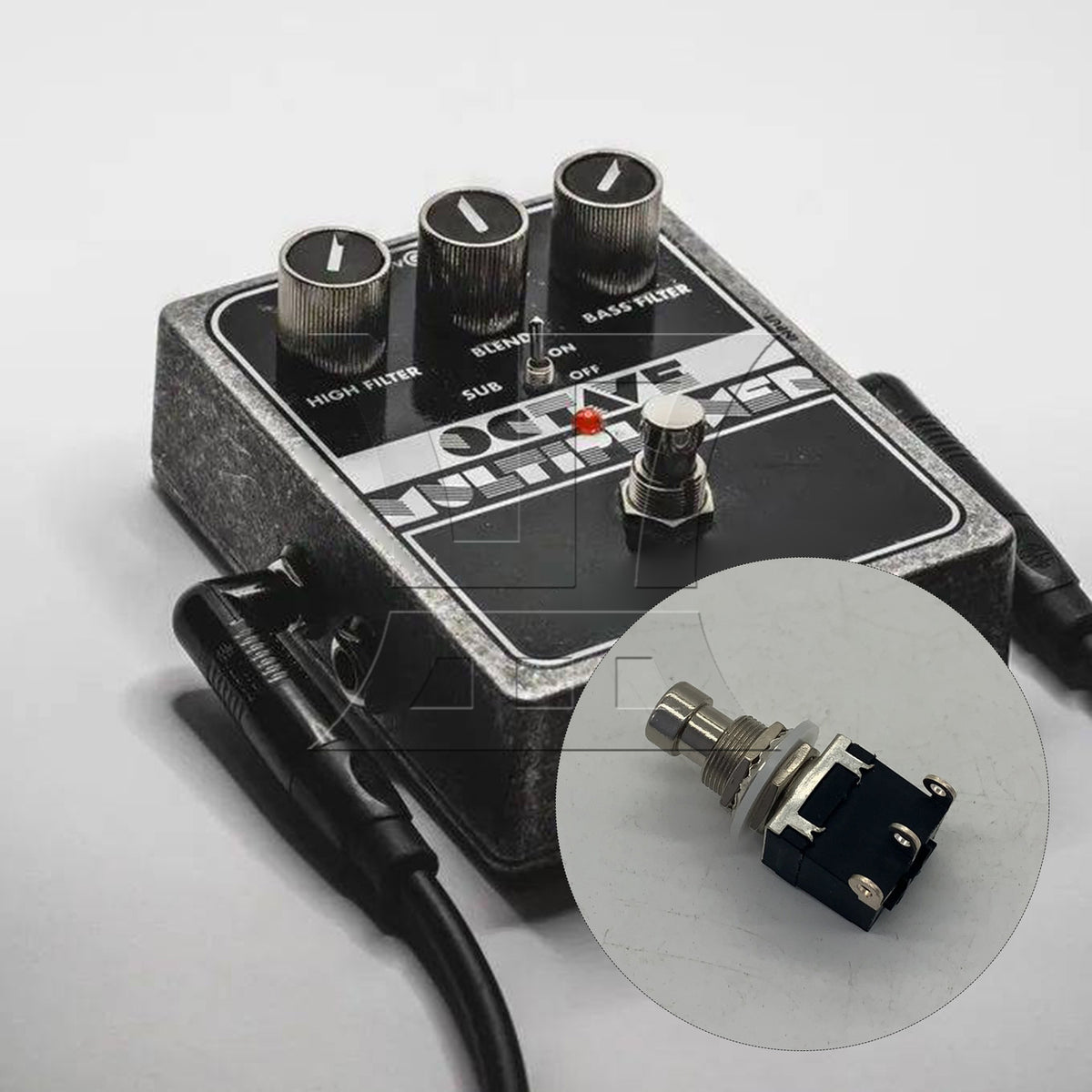 BQLZR 1pc Electric Guitar Effect Pedal Switch Guitar Effect Foot Nail Foot Nail Foot Switch
