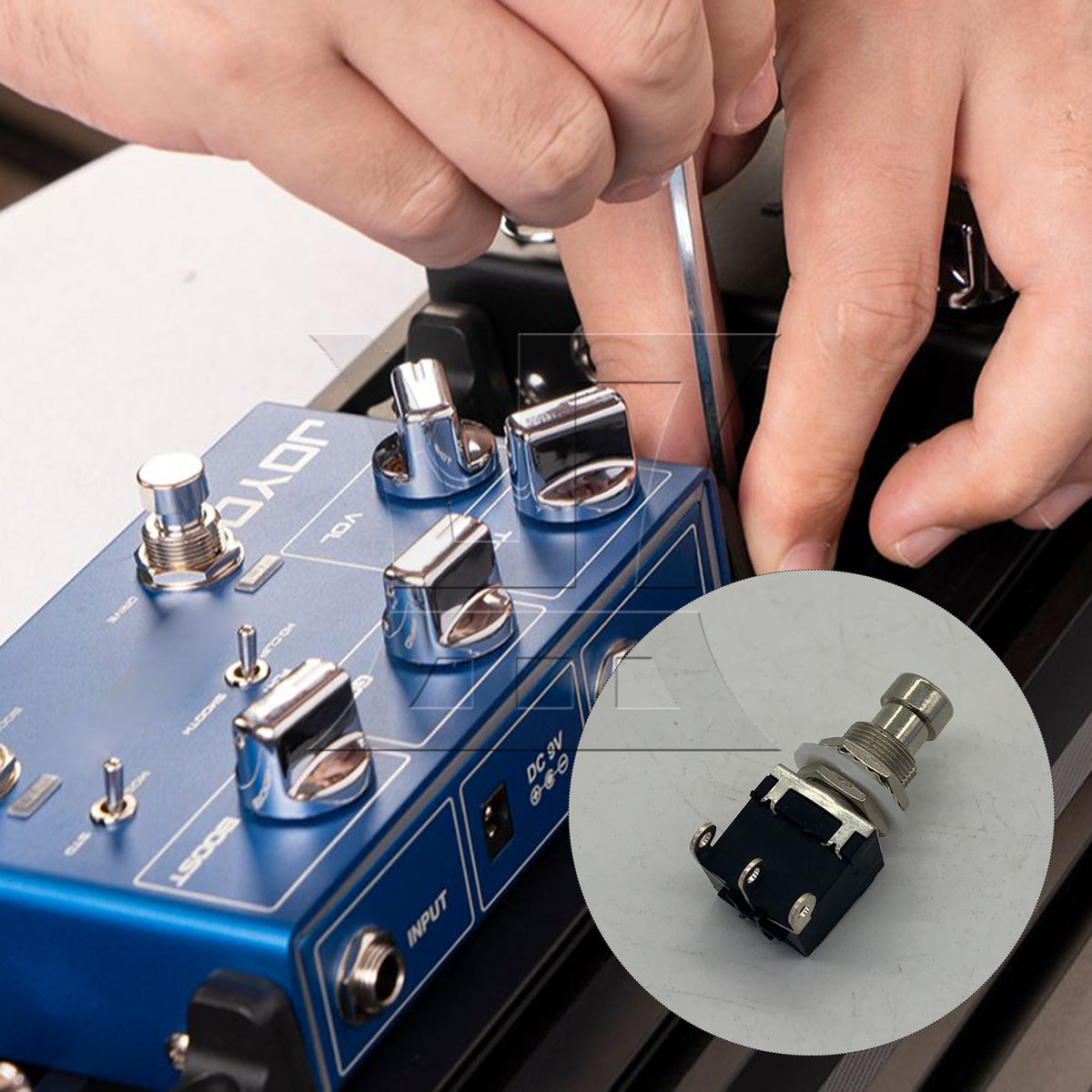 BQLZR 1pc Electric Guitar Effect Pedal Switch Guitar Effect Foot Nail Foot Nail Foot Switch