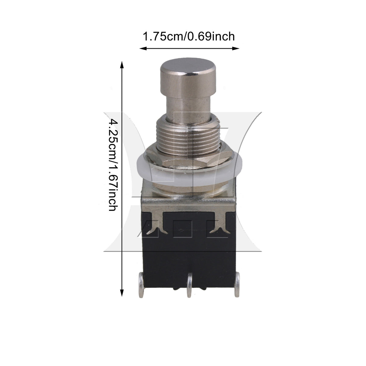 BQLZR 1pc Electric Guitar Effect Pedal Switch Guitar Effect Foot Nail Foot Nail Foot Switch