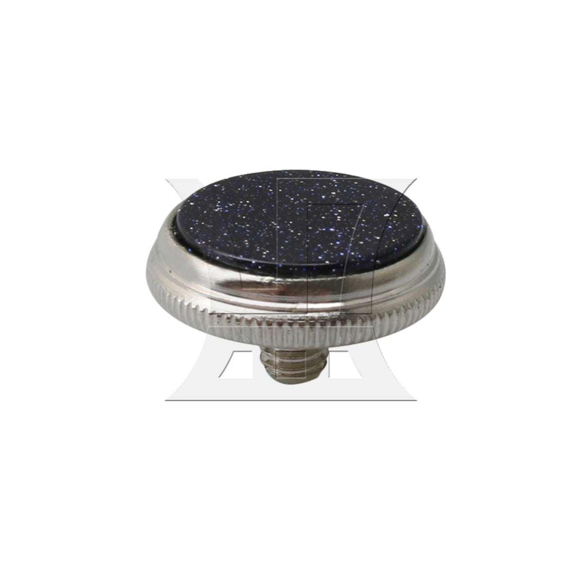 BQLZR 1pc Trumpet Finger Button Blue Sandstone Buckle for Replacement and Repair of Trumpet Finger Button