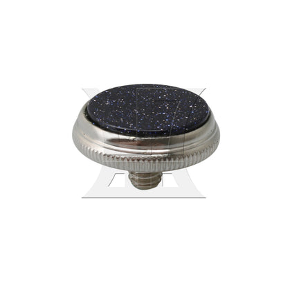 BQLZR 1pc Trumpet Finger Button Blue Sandstone Buckle for Replacement and Repair of Trumpet Finger Button