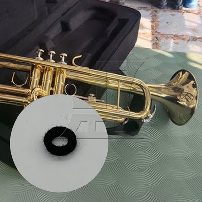 BQLZR 1pc Trumpet Black Felt Washer 18X10mm Black Pads Felt Gaskets