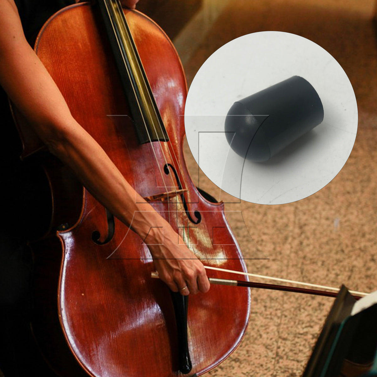 BQLZR 1pc Violin Endpin Tips For Violin Repair Replacement Parts