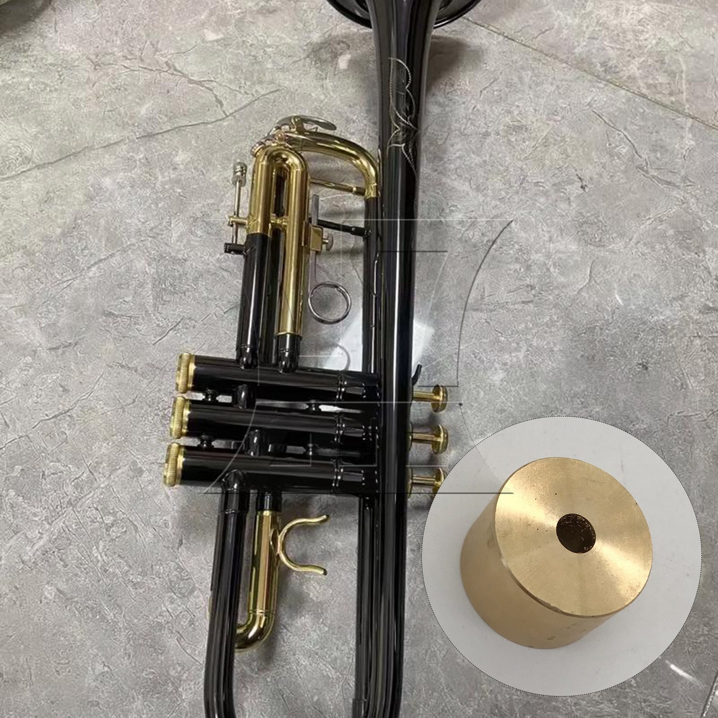 BQLZR 1pc Trumpet Bottom Valve Caps Knob 22 Mm for Brass Instrument Accessories