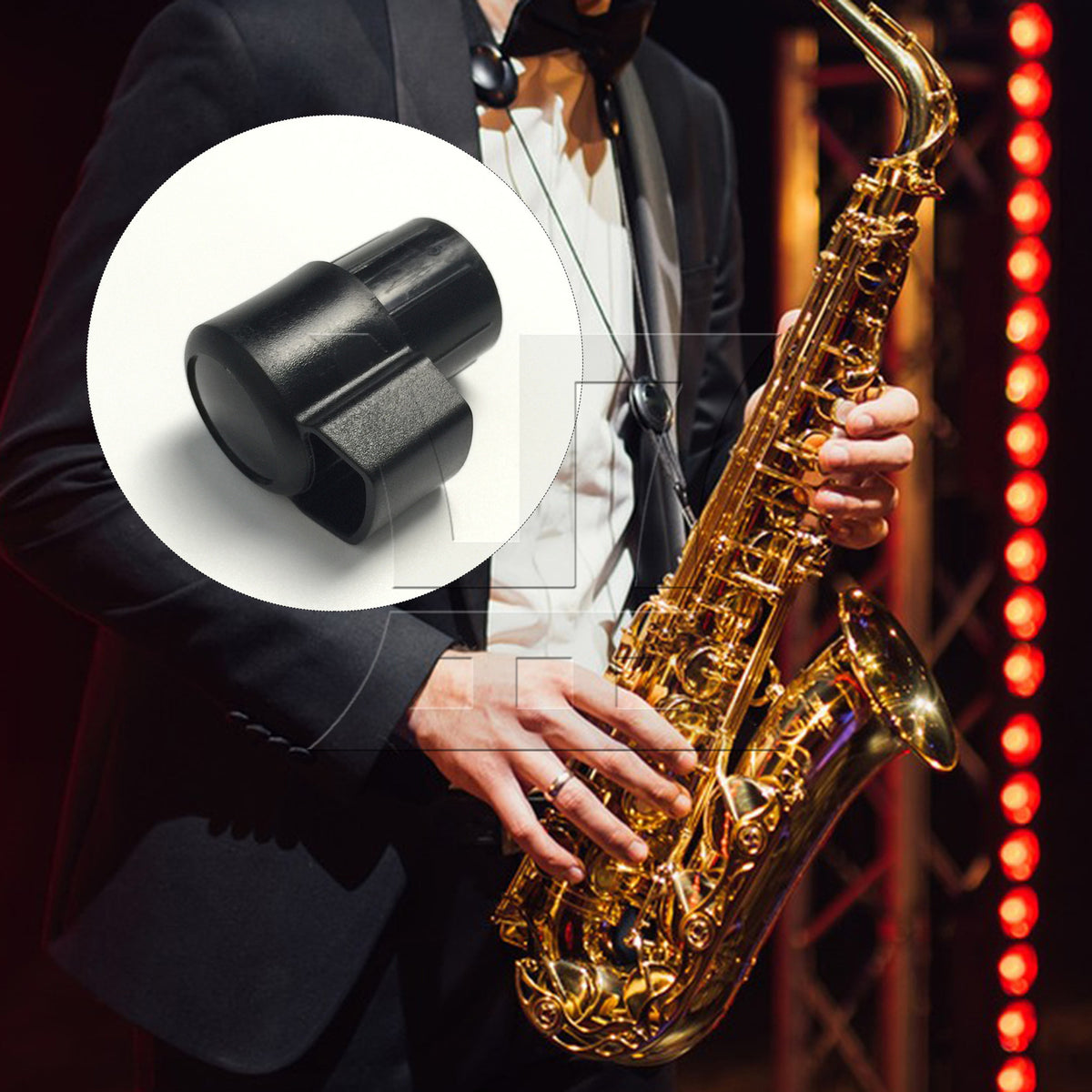 BQLZR 1pc Alto Saxophone End Cap Plug Key Conservator