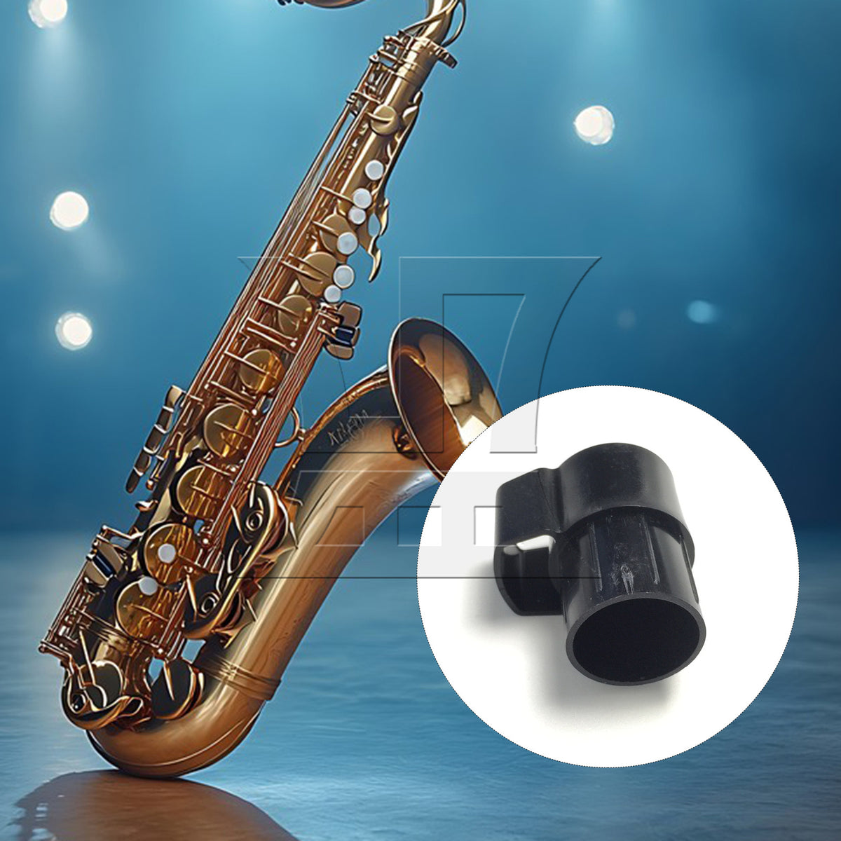 BQLZR 1pc Alto Saxophone End Cap Plug Key Conservator