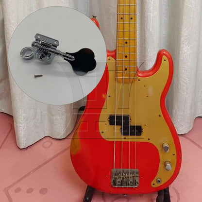 BQLZR 1pc Bass Tuning Peg Chrome Right Fully Closed Button of Electric Bass