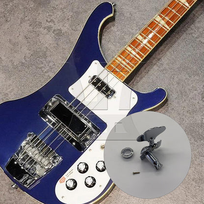 BQLZR 1pc Bass Tuning Peg Chrome Right Fully Closed Button of Electric Bass